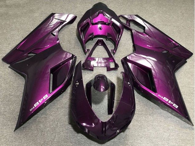 2007-2014 Purple Ducati 848 Motorcycle Fairings Canada