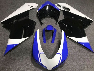 2007-2014 White Blue Glossy Black Ducati 848 1098 1198 Motorcycle Fairing Canada