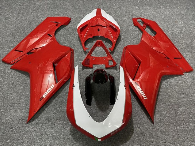 2007-2014 Red White Black Ducati 1198 Motorcycle Fairings Canada