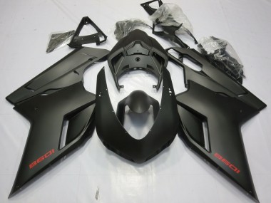 2007-2014 Matte Black Ducati 1098 Motorcycle Fairing Canada