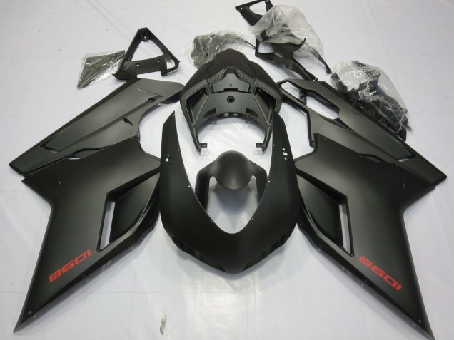 2007-2014 Matte Black Ducati 1098 Motorcycle Fairing Canada