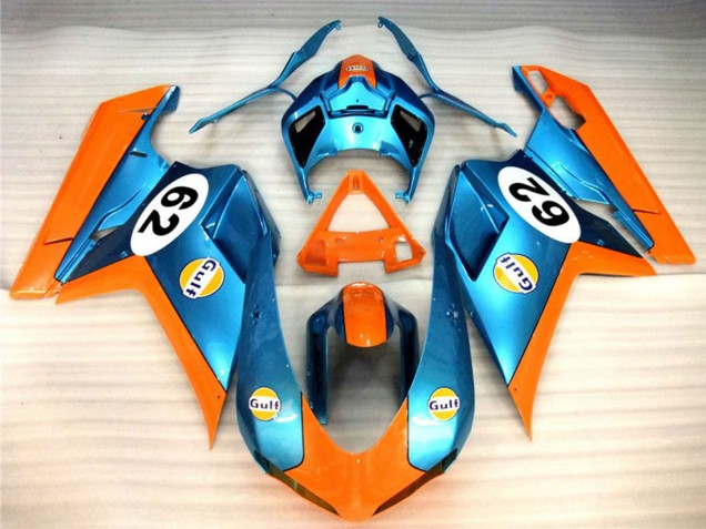 2007-2014 Orange Blue Gulf 62 Ducati 848 1098 1198 Motorcycle Fairings Canada