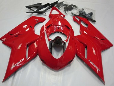 2007-2014 Glossy Red Glossy Black Ducati 1098 Motorcycle Fairings Canada