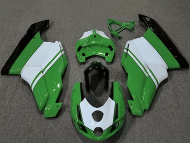 2003-2004 White Green Glossy Black Ducati 749 999 Motorcycle Fairings Canada