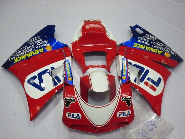 1993-2005 White Red Blue Fila Ducati 748 916 996 998 Motorcycle Fairings Canada