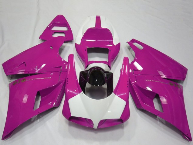 1993-2005 Pink White Glossy Black Performance Ducati 916 Motorcycle Fairings Canada