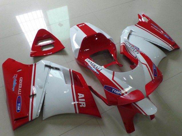 1993-2005 White Red Air Generali Tim Ducati 748 916 996 998 Motorcycle Fairings Canada