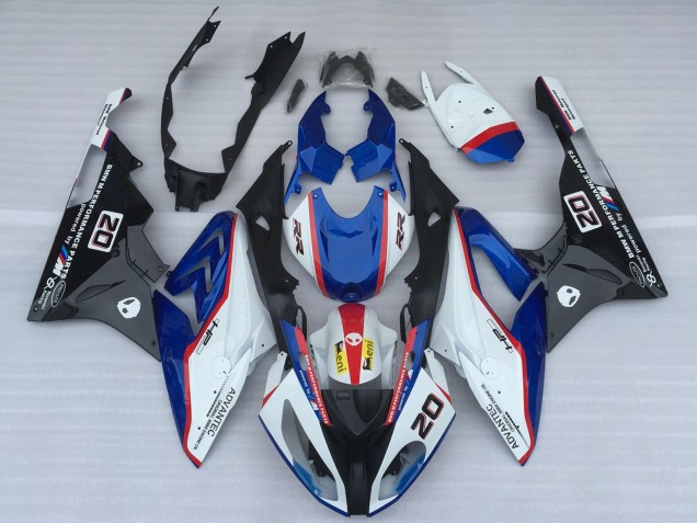 2017-2018 White Blue Red Glossy Black OEM Style BMW S1000RR Motorcycle Fairings Canada