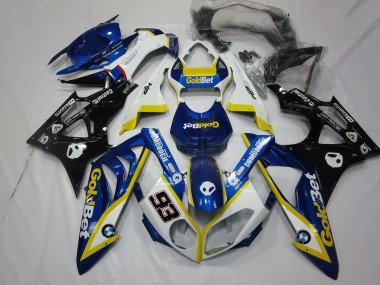 2009-2014 White Yellow Blue Glossy Black GoldBet 93 BMW S1000RR Motorcycle Fairings Canada