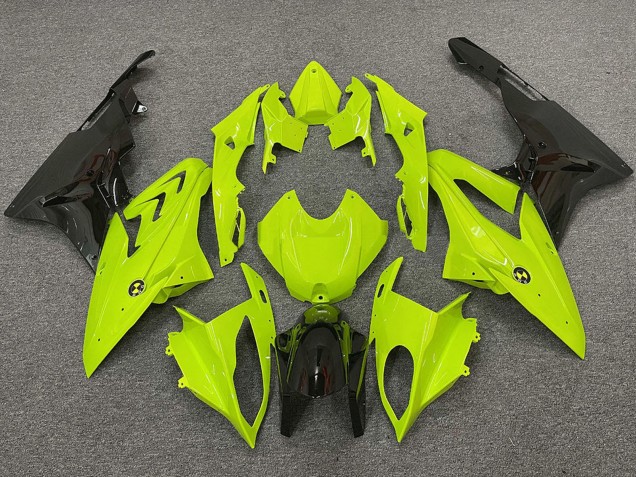 2009-2014 Neon Yellow Glossy Black BMW S1000RR Motorcycle Fairings Canada