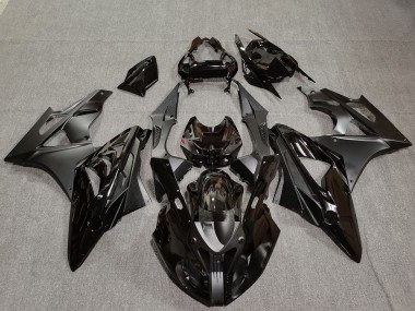 2009-2014 Glossy Black Matte Black Carbon Fiber BMW S1000RR Motorcycle Fairings Canada