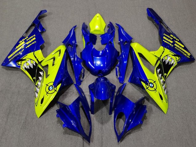 2009-2014 Yellow Blue Shark BMW S1000RR Motorcycle Fairings Canada