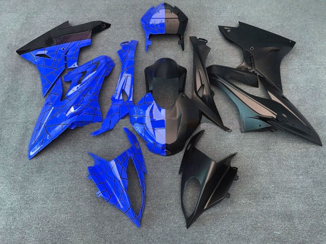 2015-2016 Blue Matte Black Split BMW S1000RR Motorcycle Fairings Canada