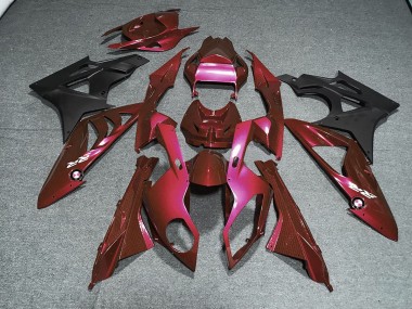 2009-2014 Red Matte Black BMW S1000RR Motorcycle Fairing Kits Canada