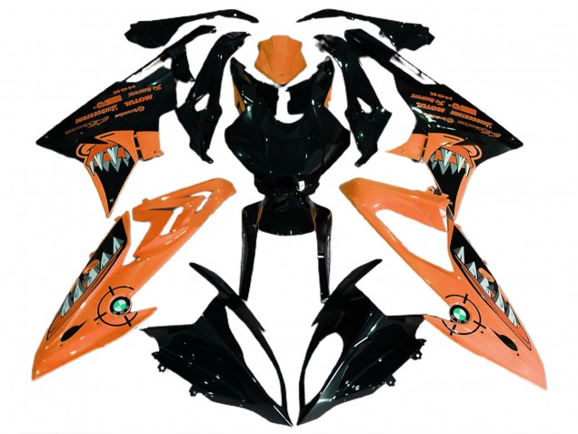 2015-2016 Orange Glossy Black Shark BMW S1000RR Motorcycle Fairings Canada