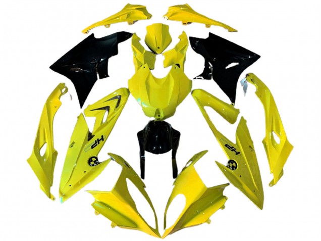 2009-2014 Yellow Glossy Black HP BMW S1000RR Motorcycle Fairings Canada