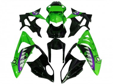 2017-2018 Green Purple Glossy Black Shark BMW S1000RR Motorcycle Fairings Canada