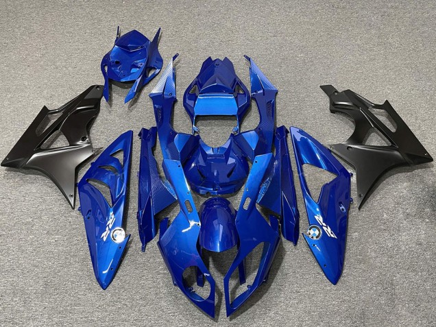 2009-2014 Blue Matte Black BMW S1000RR Motorcycle Fairings Canada