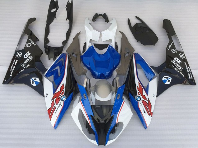 2015-2016 White Blue Matte Black OEM Style BMW S1000RR Motorcycle Fairings Canada