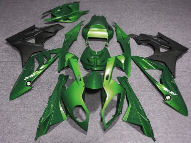 2009-2014 Green Matte Black BMW S1000RR Motorcycle Fairings Canada