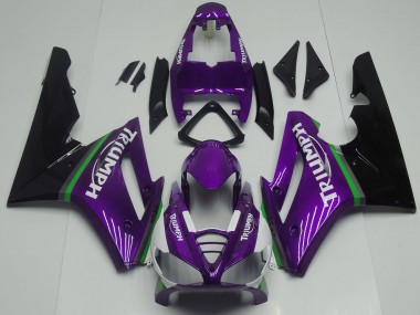 2009-2012 Purple Green Glossy Black Triumph Daytona 675 Motorcycle Fairings Canada