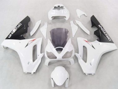 2006-2008 White Glossy Black Triumph Daytona 675 Motorcycle Fairings Canada