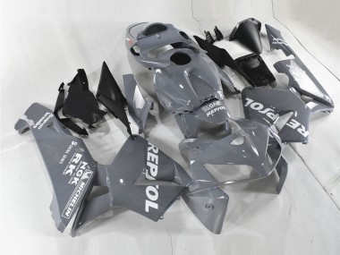 2005-2006 Nardo Grey White Repsol Honda CBR600RR Motorcycle Fairings Canada