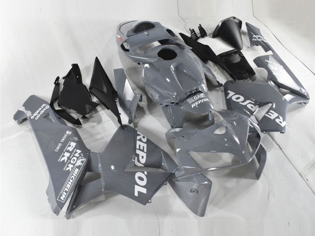 2005-2006 Nardo Grey White Repsol Honda CBR600RR Motorcycle Fairings Canada