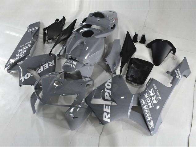 2005-2006 Nardo Grey White Repsol Honda CBR600RR Motorcycle Fairings Canada