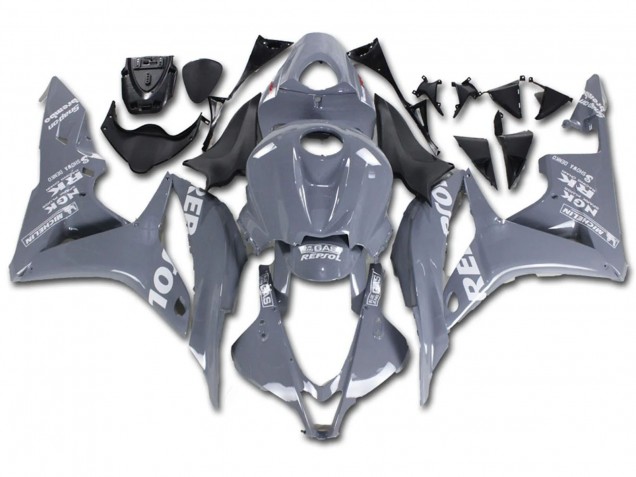 2007-2008 Nardo Grey White Repsol Honda CBR600RR Motorcycle Fairings Canada