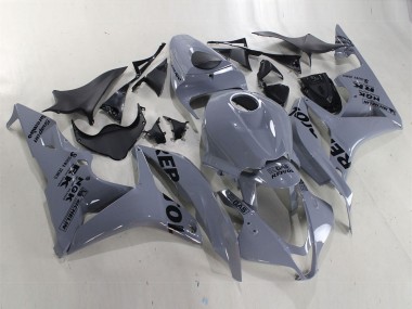 2007-2008 Nardo Grey Black Repsol Honda CBR600RR Motorcycle Fairings Canada