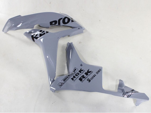 2007-2008 Nardo Grey Black Repsol Honda CBR600RR Motorcycle Fairings Canada