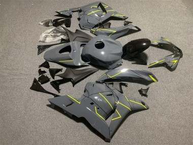 2009-2012 Dark Nardo Grey Yellow Honda CBR600RR Motorcycle Fairings Canada