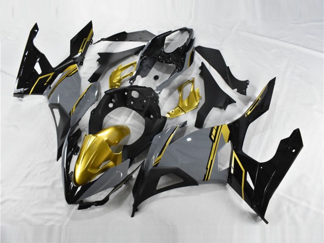 2018-2024 Nardo Grey Gold Black Kawasaki Ninja 400 Motorcycle Fairings Canada