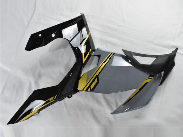 2018-2024 Nardo Grey Gold Black Kawasaki Ninja 400 Motorcycle Fairings Canada