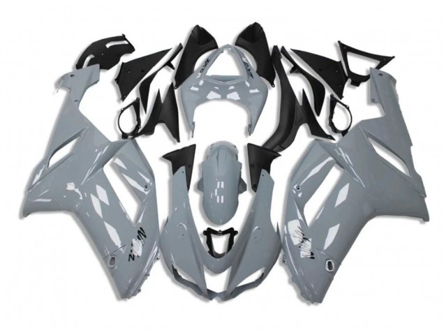 2007-2008 Nardo Grey Kawasaki ZX6R Motorcycle Fairings Canada