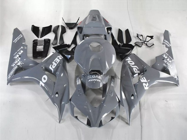 2006-2007 Nardo Grey White Repsol Honda CBR1000RR Motorcycle Fairings Canada