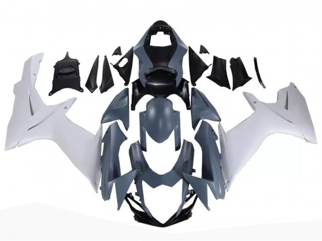 2011-2024 Nardo Grey White Suzuki GSXR 600 / GSXR 750 Motorcycle Fairings Canada