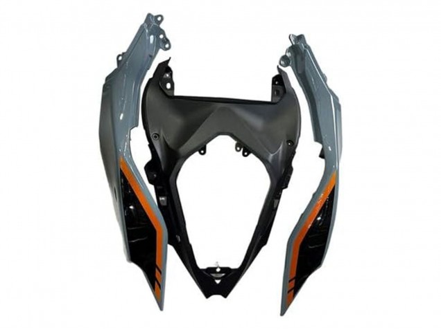 2024-2025 Nardo Grey Orange Black Kawasaki Ninja 500 EX500R Motorcycle Fairings Canada