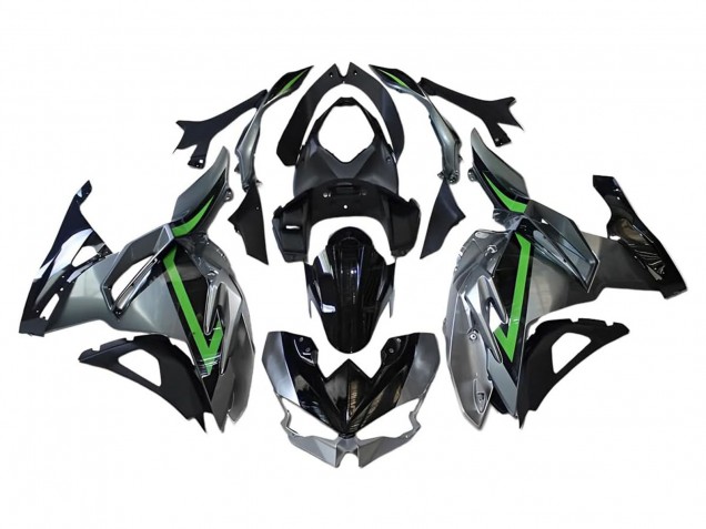 2024-2025 Grey Green Black Kawasaki Ninja 500 EX500R Motorcycle Fairings Canada