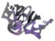 2000-2001 Chameleon Grey Dazz Pearl Purple Honda CBR900RR 929 Motorcycle Fairings Canada
