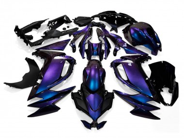 2020-2025 Chameleon Blue Purple Kawasaki Ninja 650 EX650 Motorcycle Fairings Canada