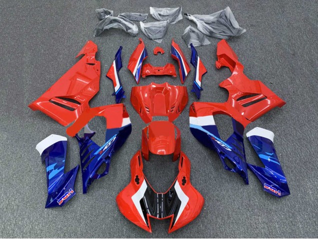 2020-2023 White Red Blue HRC Honda CBR1000RR-R Motorcycle Fairings Kit Canada