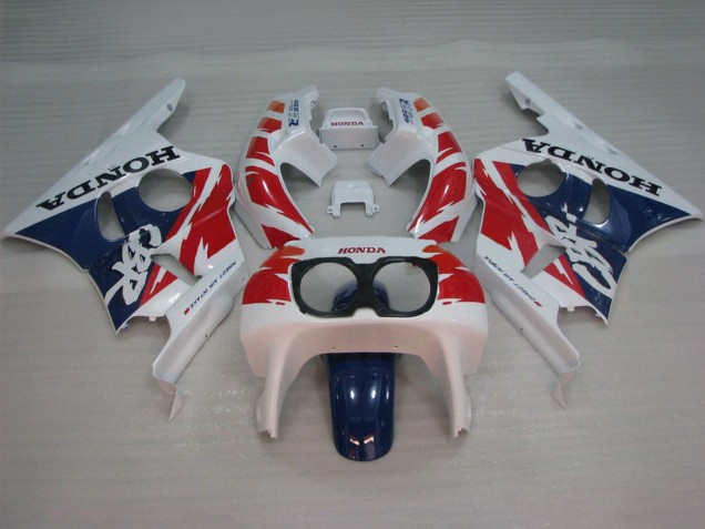 1987-1989 White Red Blue Honda CBR400RR NC23 Motorcycle Fairings Canada