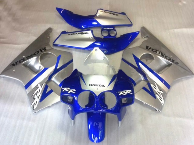 1987-1989 Silver Blue Honda CBR400RR NC23 Motorcycle Fairings Canada