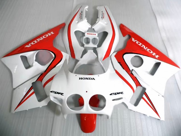 1987-1989 White Red Honda CBR400RR NC23 Motorcycle Fairings Canada