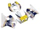 1987-1989 White Yellow Blue Rothmans Honda CBR400RR NC23 Motorcycle Fairings Canada
