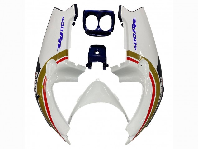 1990-1999 White Gold Red Dark Blue Rothmans Honda CBR400RR NC29 Motorcycle Fairings Canada