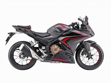2022 Matte Black Red Honda CBR400R Motorcycle Fairings Canada