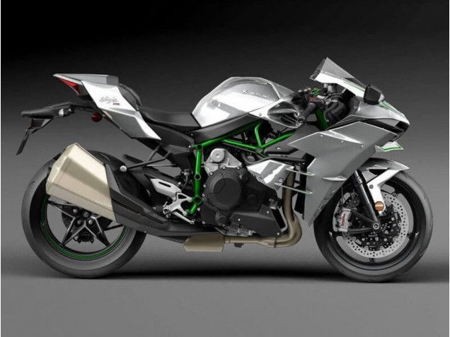 2015-2022 Silver Kawasaki Ninja H2 Motorcycle Fairings Canada